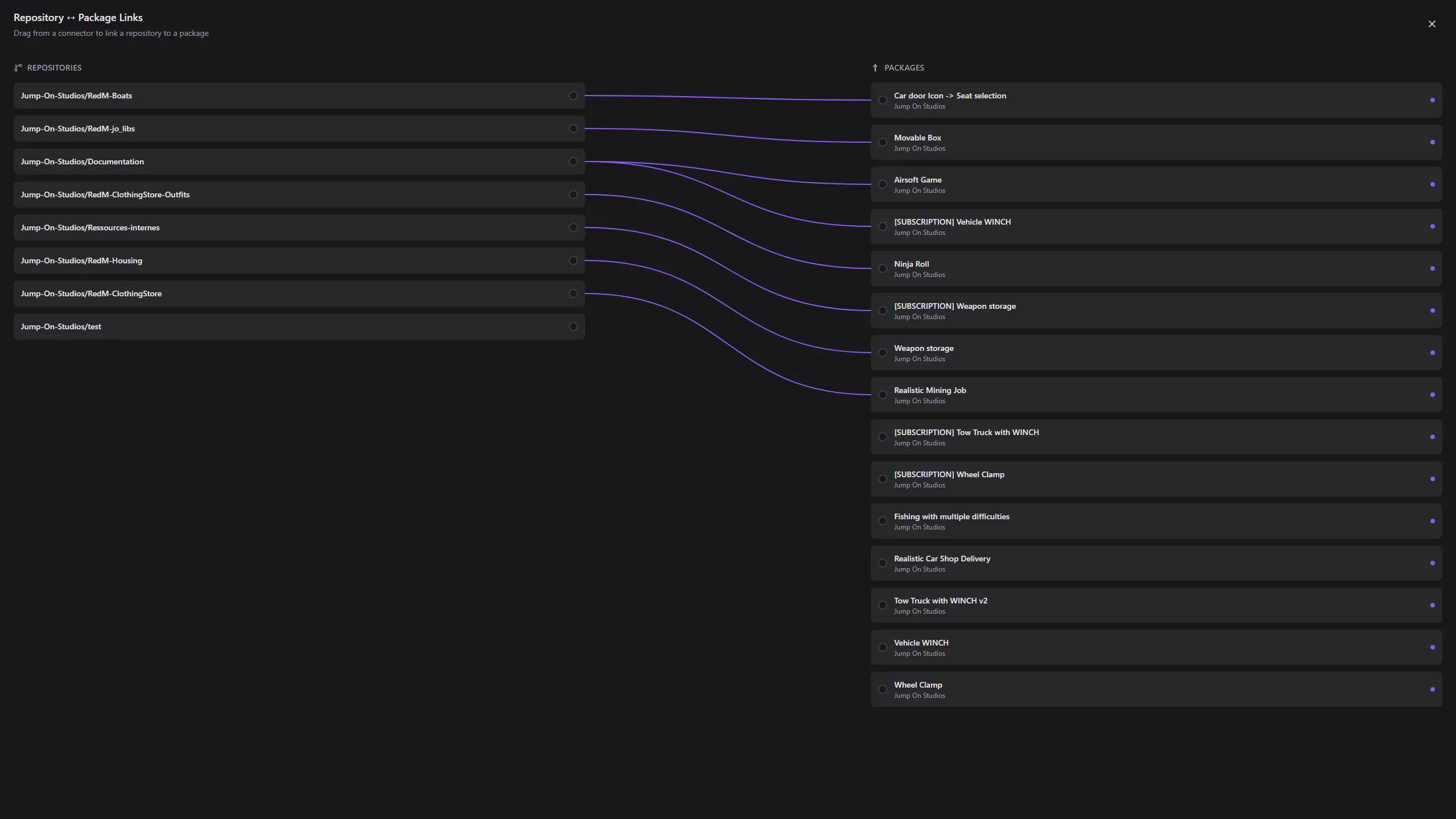 Link GitHub repository to project
