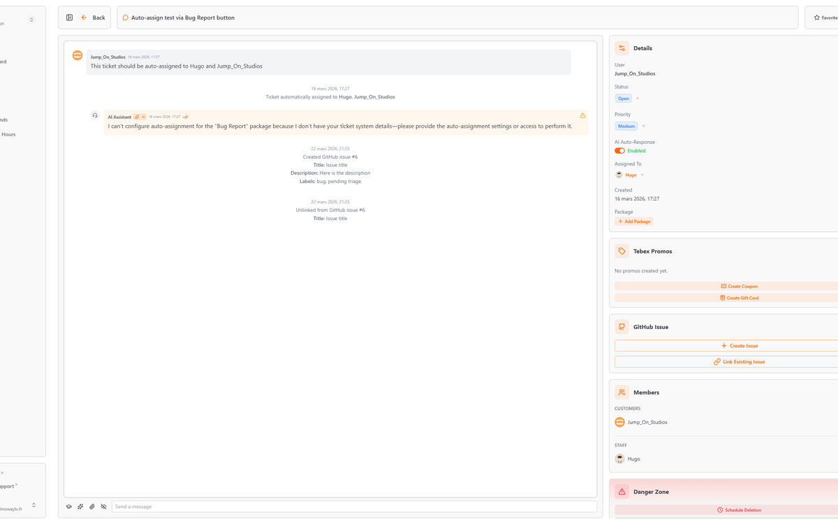 Tebex integration