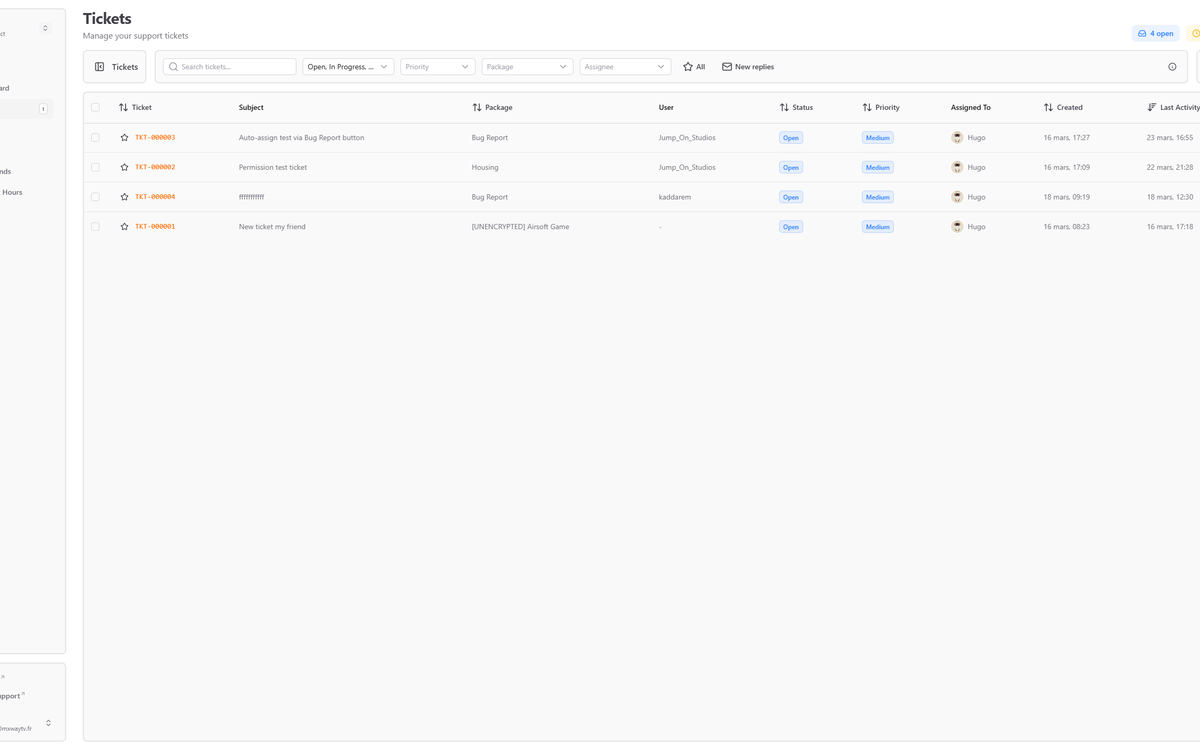 Ticketing experience